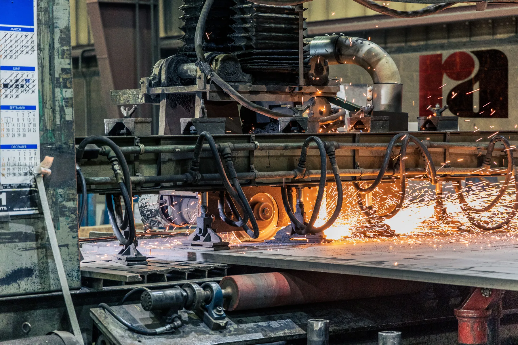 Industrial precision machining environment for high-grade metal hardware production